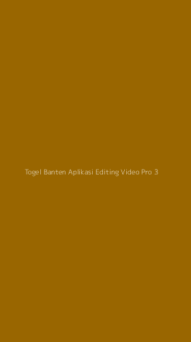 Tampilan Antarmuka Aplikasi Togel Banten Aplikasi Editing Video Pro - 3