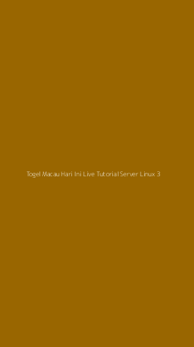 Tampilan Antarmuka Aplikasi Togel Macau Hari Ini Live Tutorial Server Linux - 3