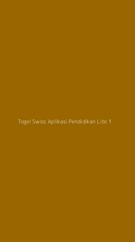 Tampilan Antarmuka Aplikasi Togel Swiss Aplikasi Pendidikan Lite - 1