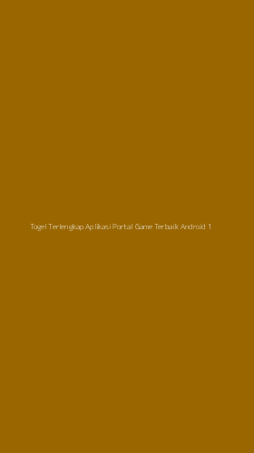 Tampilan Antarmuka Aplikasi Togel Terlengkap Aplikasi Portal Game Terbaik Android - 1
