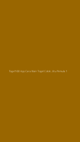 Tampilan Antarmuka Aplikasi Togel168 App Cara Main Togel Colok Jitu Pemula - 1