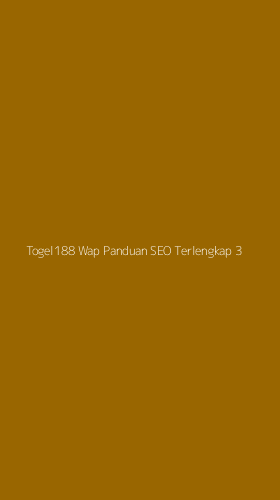 Tampilan Antarmuka Aplikasi Togel188 Wap Panduan Seo Terlengkap - 3