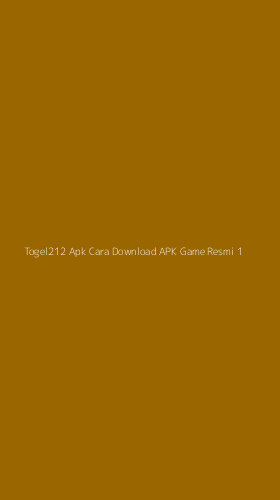 Tampilan Antarmuka Aplikasi Togel212 Apk Cara Download Apk Game Resmi - 1