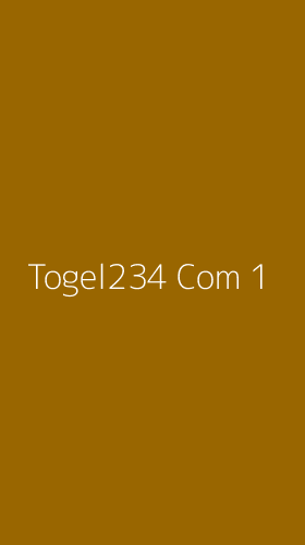 Tampilan Antarmuka Aplikasi Togel234 Com - 1