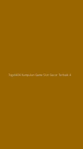 Tampilan Antarmuka Aplikasi Togel404 Kumpulan Game Slot Gacor Terbaik - 4