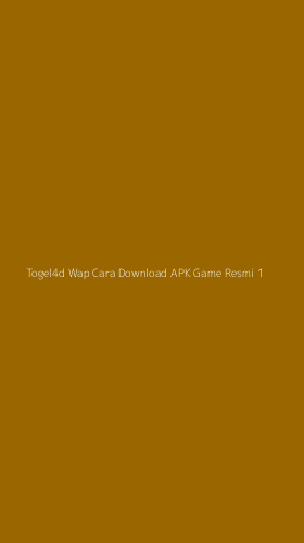 Tampilan Antarmuka Aplikasi Togel4d Wap Cara Download Apk Game Resmi - 1