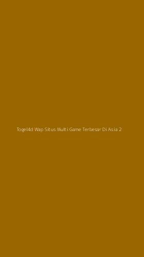 Tampilan Antarmuka Aplikasi Togel4d Wap Situs Multi Game Terbesar Di Asia - 2