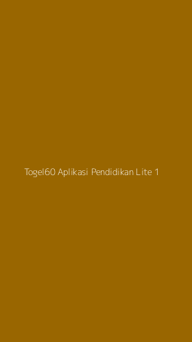 Tampilan Antarmuka Aplikasi Togel60 Aplikasi Pendidikan Lite - 1