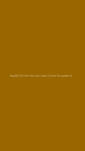 Tampilan Antarmuka Aplikasi Togel62 Portal Informasi Game Online Terupdate - 4