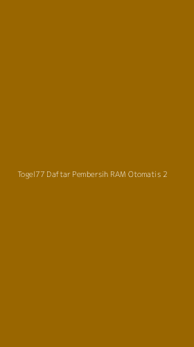 Tampilan Antarmuka Aplikasi Togel77 Daftar Pembersih Ram Otomatis - 2