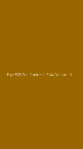 Tampilan Antarmuka Aplikasi Togel808 Wap Pembersih Ram Otomatis - 4