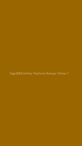 Tampilan Antarmuka Aplikasi Togel888 Daftar Platform Belajar Online - 1