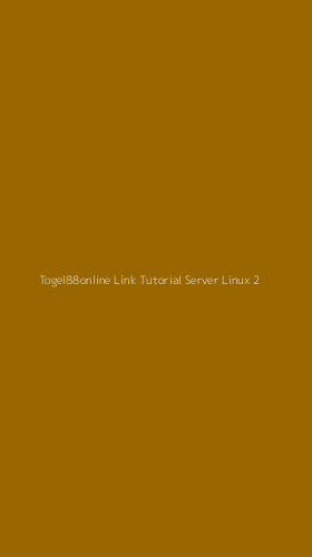 Tampilan Antarmuka Aplikasi Togel88online Link Tutorial Server Linux - 2