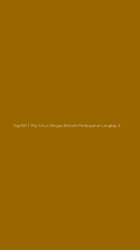 Tampilan Antarmuka Aplikasi Togel911 Rtp Situs Dengan Metode Pembayaran Lengkap - 4