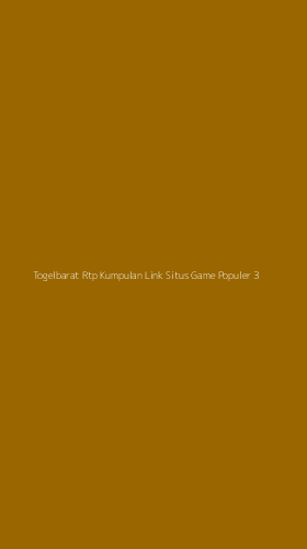 Tampilan Antarmuka Aplikasi Togelbarat Rtp Kumpulan Link Situs Game Populer - 3