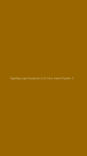 Tampilan Antarmuka Aplikasi Togelbig Login Kumpulan Link Situs Game Populer - 3