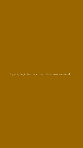 Tampilan Antarmuka Aplikasi Togelbig Login Kumpulan Link Situs Game Populer - 4