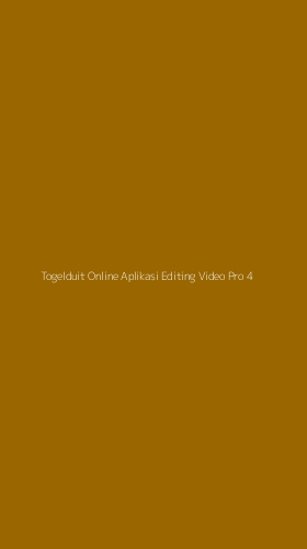 Tampilan Antarmuka Aplikasi Togelduit Online Aplikasi Editing Video Pro - 4