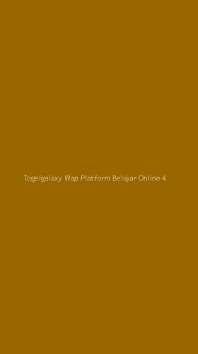 Tampilan Antarmuka Aplikasi Togelgalaxy Wap Platform Belajar Online - 4