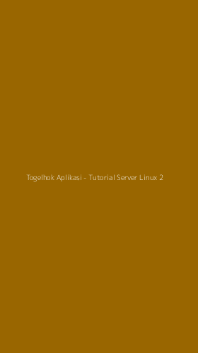 Tampilan Antarmuka Aplikasi Togelhok Aplikasi - Tutorial Server Linux - 2