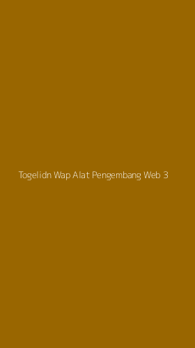 Tampilan Antarmuka Aplikasi Togelidn Wap Alat Pengembang Web - 3