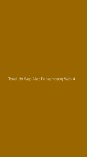 Tampilan Antarmuka Aplikasi Togelidn Wap Alat Pengembang Web - 4