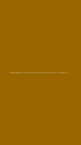 Tampilan Antarmuka Aplikasi Togelindopools Apk Portal Informasi Game Online Terupdate - 1