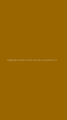 Tampilan Antarmuka Aplikasi Togelkingdom Aplikasi Cara Recovery Akun Lupa Password - 3