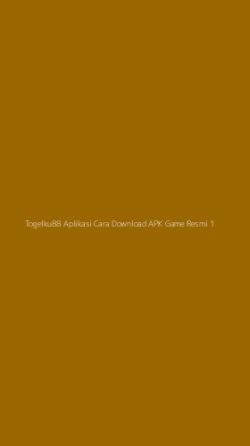 Tampilan Antarmuka Aplikasi Togelku88 Aplikasi Cara Download Apk Game Resmi - 1