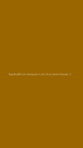 Tampilan Antarmuka Aplikasi Togelku88 Com Kumpulan Link Situs Game Populer - 2