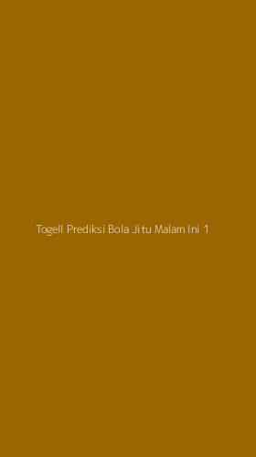 Tampilan Antarmuka Aplikasi Togell Prediksi Bola Jitu Malam Ini - 1
