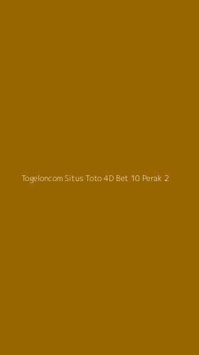 Tampilan Antarmuka Aplikasi Togeloncom Situs Toto 4d Bet 10 Perak - 2