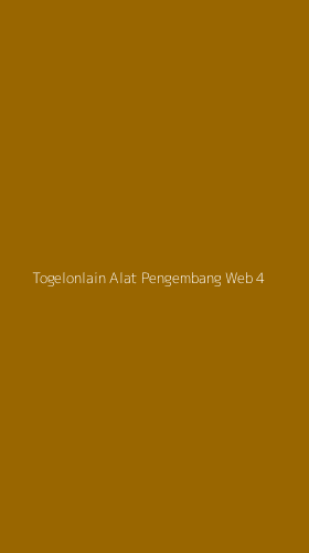 Tampilan Antarmuka Aplikasi Togelonlain Alat Pengembang Web - 4
