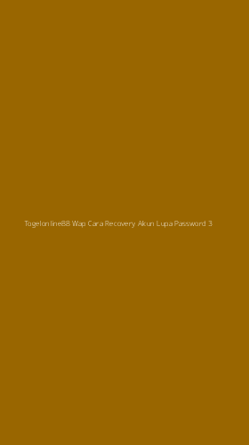 Tampilan Antarmuka Aplikasi Togelonline88 Wap Cara Recovery Akun Lupa Password - 3
