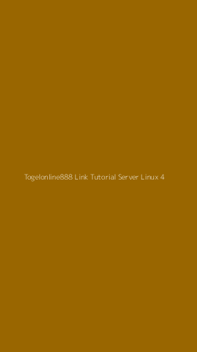 Tampilan Antarmuka Aplikasi Togelonline888 Link Tutorial Server Linux - 4