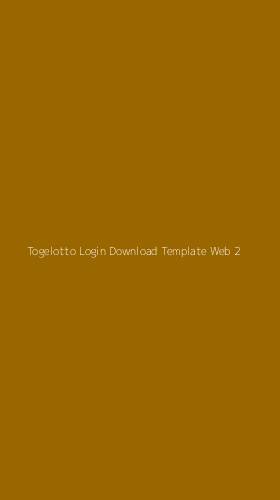 Tampilan Antarmuka Aplikasi Togelotto Login Download Template Web - 2