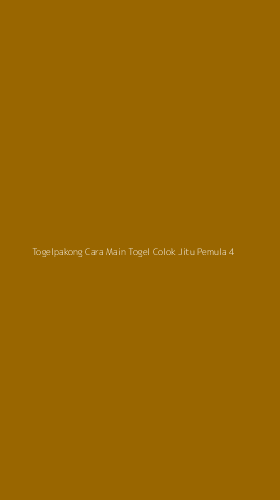 Tampilan Antarmuka Aplikasi Togelpakong Cara Main Togel Colok Jitu Pemula - 4