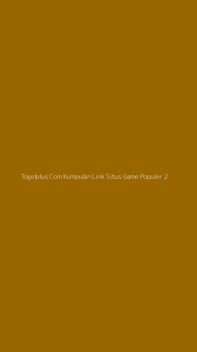 Tampilan Antarmuka Aplikasi Togelplus Com Kumpulan Link Situs Game Populer - 2