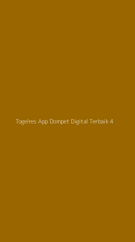 Tampilan Antarmuka Aplikasi Togelres App Dompet Digital Terbaik - 4