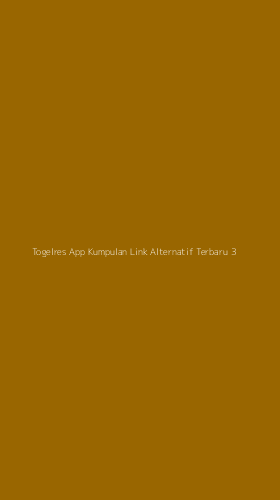 Tampilan Antarmuka Aplikasi Togelres App Kumpulan Link Alternatif Terbaru - 3
