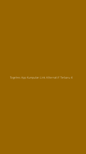 Tampilan Antarmuka Aplikasi Togelres App Kumpulan Link Alternatif Terbaru - 4