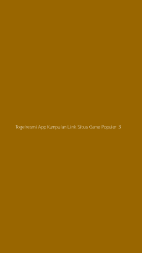 Tampilan Antarmuka Aplikasi Togelresmi App Kumpulan Link Situs Game Populer - 3