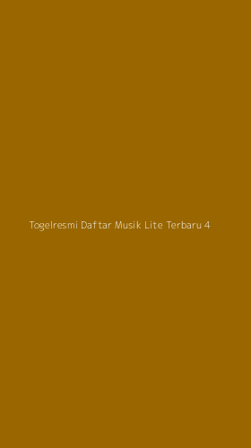Tampilan Antarmuka Aplikasi Togelresmi Daftar Musik Lite Terbaru - 4