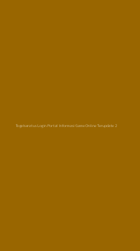 Tampilan Antarmuka Aplikasi Togelseratus Login Portal Informasi Game Online Terupdate - 2