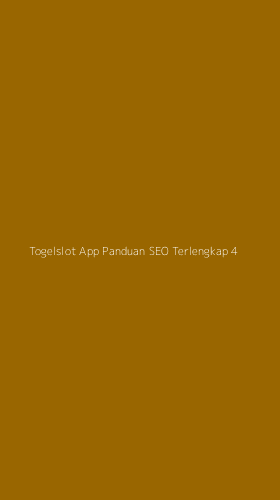 Tampilan Antarmuka Aplikasi Togelslot App Panduan Seo Terlengkap - 4