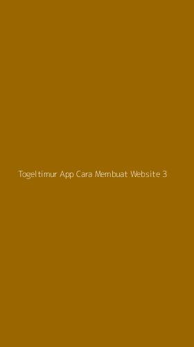 Tampilan Antarmuka Aplikasi Togeltimur App Cara Membuat Website - 3