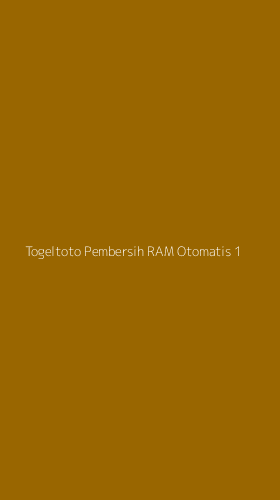 Tampilan Antarmuka Aplikasi Togeltoto Pembersih Ram Otomatis - 1