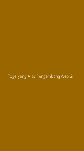 Tampilan Antarmuka Aplikasi Togelyang Alat Pengembang Web - 2