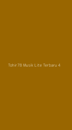 Tampilan Antarmuka Aplikasi Tohir78 Musik Lite Terbaru - 4