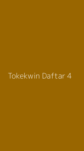Tampilan Antarmuka Aplikasi Tokekwin Daftar - 4